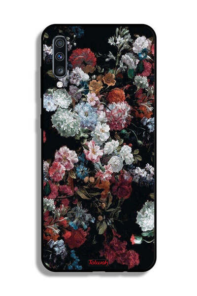 Tolwak غطاء حماية لهاتف سامسونج جالاكسي A70 بنقشة ورود عتيقة