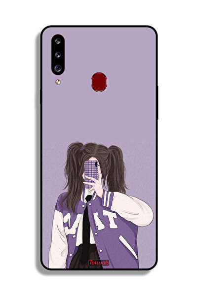 Tolwak غطاء حماية لهاتف سامسونج جالكسي A20s لالتقاط صورة سيلفي