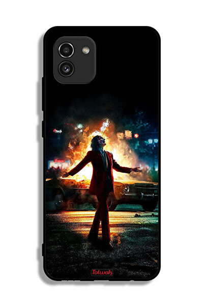 Tolwak غطاء حماية لهاتف Samsung Galaxy A03 - وضع الجوكر السعيد