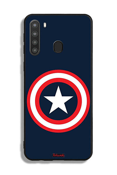 Tolwak Samsung Galaxy A21 Protective Case Cover Captain America