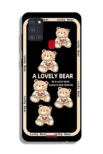 Tolwak غطاء حماية لهاتف سامسونج جالكسي A21s - دب جميل