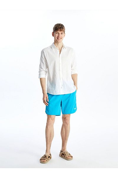 LC Waikiki LCW SWIMWEAR Short Size Printed Men's Swim Shorts