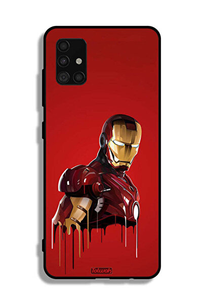 Tolwak غطاء حماية لهاتف سامسونج جالاكسي A51 4G برسومات الرجل الحديدي