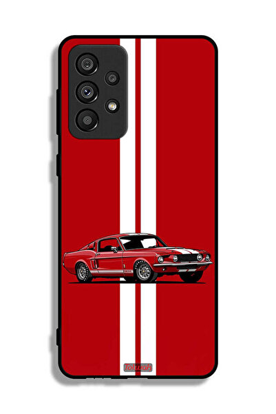 Tolwak Samsung Galaxy A73 5G Protective Case Cover Vintage Car Abstract Art