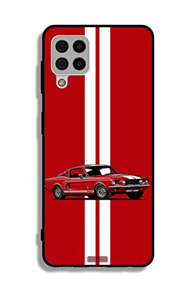 Tolwak Samsung Galaxy A22 4G Protective Case Cover Vintage Car Abstract Art