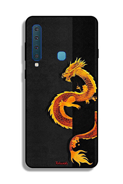 Tolwak Samsung Galaxy A9 (2018) Protective Case Cover Dragon Art