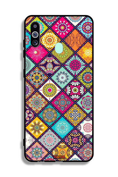 Tolwak غطاء حماية لهاتف سامسونج جالاكسي M40 بنمط مربعات ماندالا