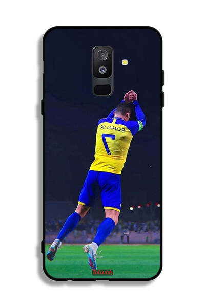 Tolwak غطاء حماية لهاتف سامسونج جالاكسي A6 بلس (2018) كريستيانو رونالدو
