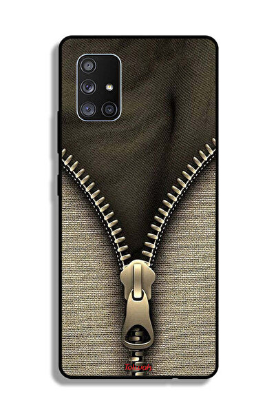 Tolwak Samsung Galaxy A71 5G Protective Case Cover Zip Pattern