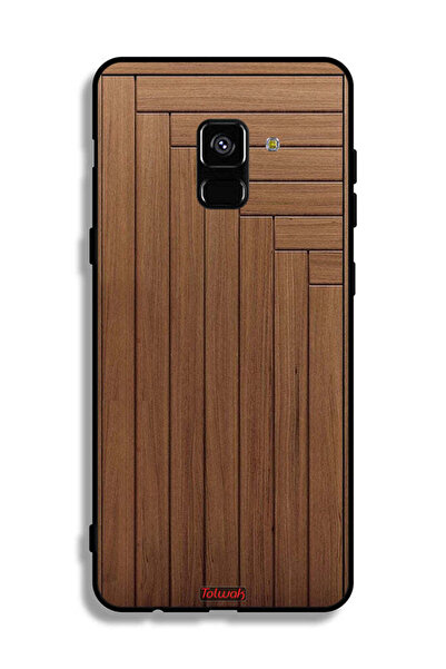 Tolwak غطاء حماية لهاتف Samsung Galaxy A8 Plus (2018) بنمط باب