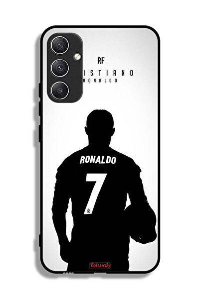 Tolwak غطاء حماية لهاتف سامسونج جالاكسي A34 5G بقناع كريستيانو رونالدو