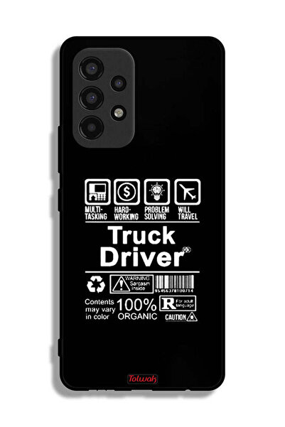 Tolwak غطاء حماية لهاتف سامسونج جالاكسي A53 5G، ملصق سائق شاحنة