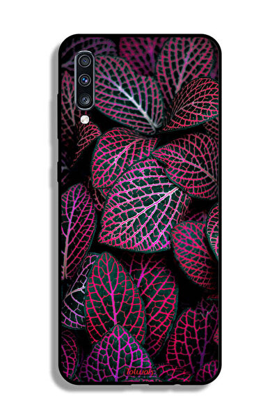 Tolwak غطاء حماية لهاتف سامسونج جالكسي A70 بنقشة أوراق سالجا