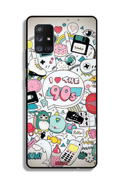 Tolwak غطاء حماية لهاتف سامسونج جالكسي A71 5G - أحب التسعينيات