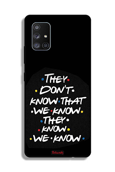 Tolwak غطاء حماية لهاتف Samsung Galaxy A71 5G لا يعرفون ما نعرفه يعرفون أننا ...