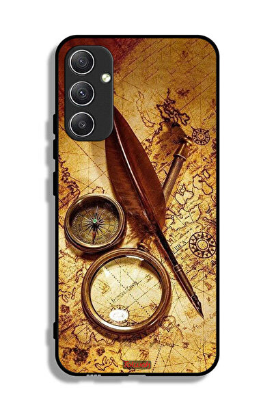 Tolwak غطاء حماية لهاتف سامسونج جالاكسي A34 5G بتصميم بوصلة عتيقة