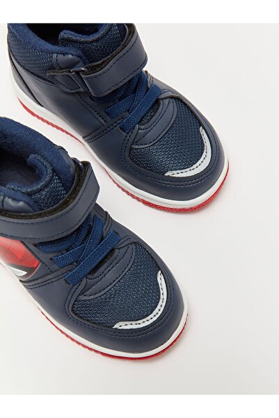 LC Waikiki Lacivert Spider-Man Baskılı Erkek Bebek Spor Ayakkabı