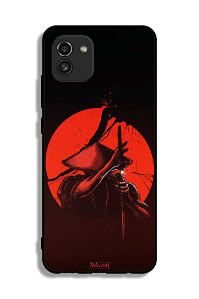 Tolwak غطاء حماية لهاتف سامسونج جالاكسي A03 بتصميم محارب السيف