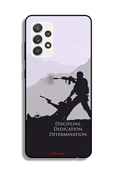 Tolwak Samsung Galaxy M32 5G Protective Case Cover Discipline Dedication Dete...