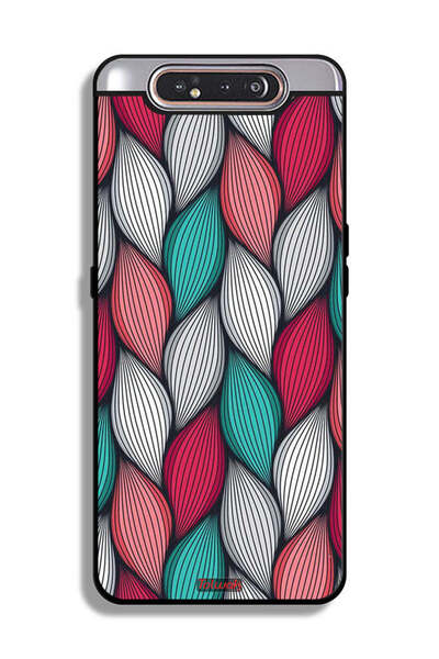 Tolwak غطاء حماية لهاتف سامسونج جالكسي A80 بنقشة ريشة