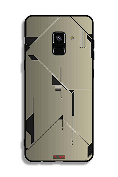 Tolwak غطاء حماية لهاتف Samsung Galaxy A8 Plus (2018) بتصميم تجريدي بسيط من ا...