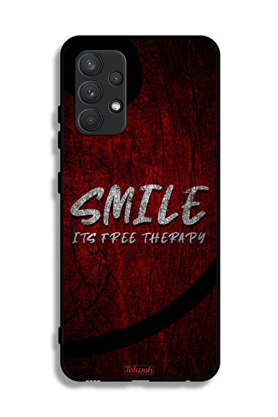 Tolwak Samsung Galaxy A32 4G Protective Case Cover Smile Its Free Therapy