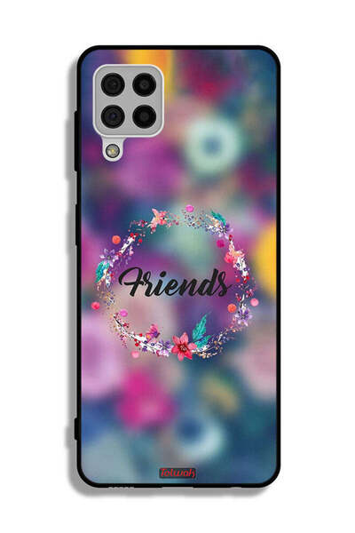 Tolwak غطاء حماية لهاتف سامسونج جالاكسي A22 4G، رسمة خاتم أصدقاء الزهور