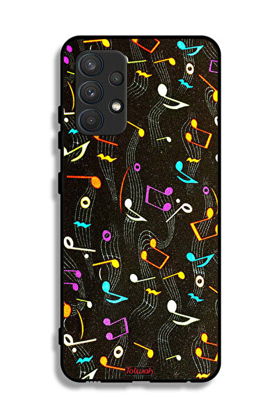Tolwak غطاء حماية لهاتف سامسونج جالاكسي A32 4G بنمط قماش موسيقي