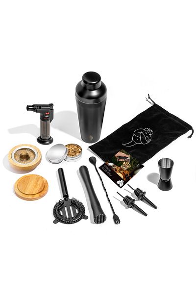 Gadget Master DELUXE cocktail shaker and smoker set