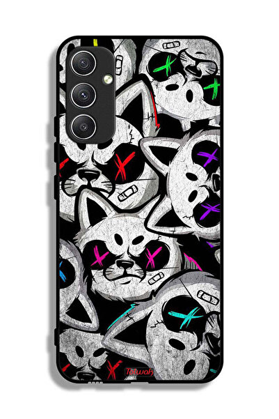 Tolwak غطاء حماية لهاتف سامسونج جالاكسي A34 5G بنقشة قطط مارشميلو