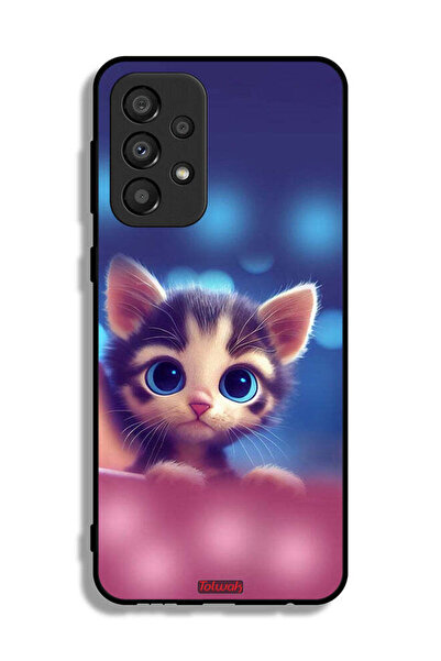 Tolwak غطاء حماية لهاتف سامسونج جالاكسي A33 5G بتصميم قطة صغيرة