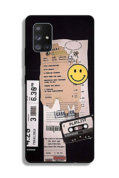 Tolwak Samsung Galaxy A71 5G Protective Case Cover Playlist Sticker