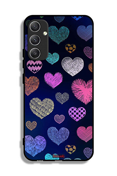 Tolwak غطاء حماية لهاتف سامسونج جالاكسي A34 5G بنقشة قلوب داجا