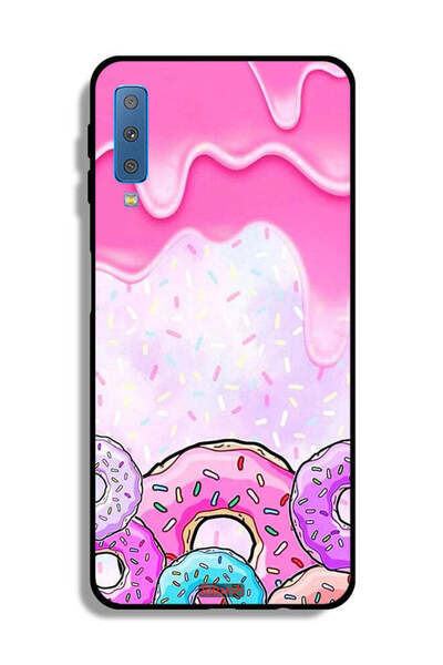 Tolwak غطاء حماية لهاتف Samsung Galaxy A7 (2018) بألوان دونات
