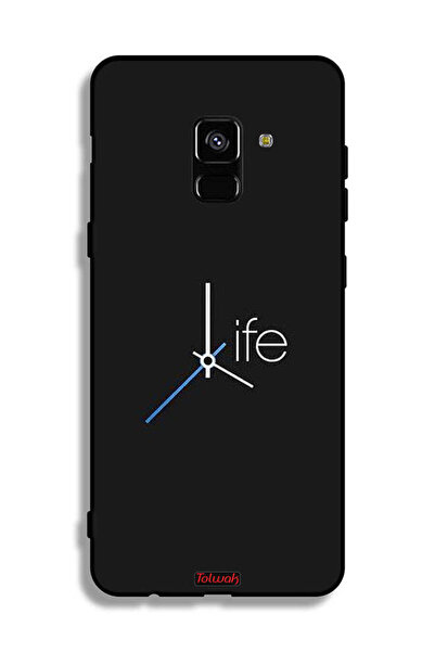 Tolwak غطاء حماية لهاتف Samsung Galaxy A8 Plus (2018) Life Clock