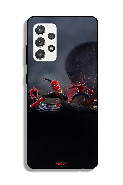 Tolwak Samsung Galaxy M32 5G Protective Case Cover Three Spiders