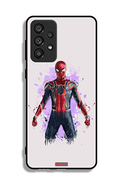 Tolwak Samsung Galaxy A73 5G Protective Case Cover Iron Spider Artwork