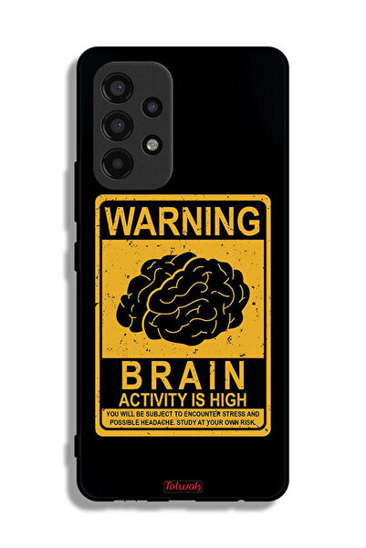 Tolwak غطاء حماية لهاتف Samsung Galaxy A53 5G تحذير من ارتفاع نشاط الدماغ