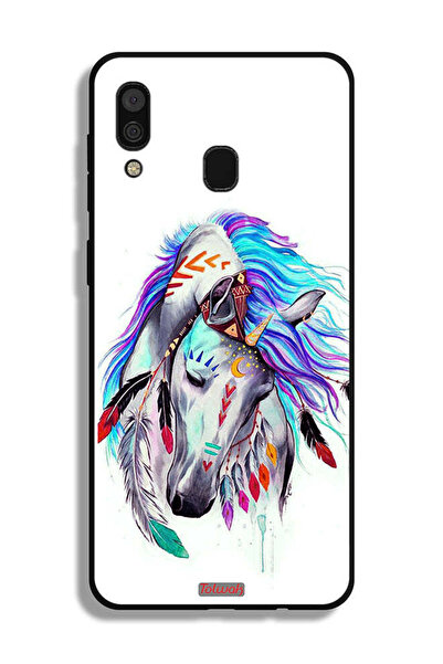Tolwak Samsung Galaxy A30 Protective Case Cover Horse