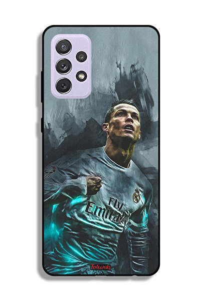 Tolwak غطاء حماية لهاتف سامسونج جالاكسي A72 5G برسومات كريستيانو رونالدو