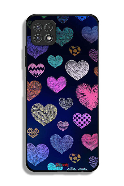 Tolwak غطاء حماية لهاتف سامسونج جالاكسي A22 5G بنقشة قلوب داجا