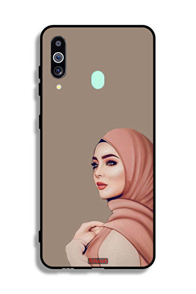 Tolwak Samsung Galaxy A60 Protective Case Cover Beautiful Hijab Girl