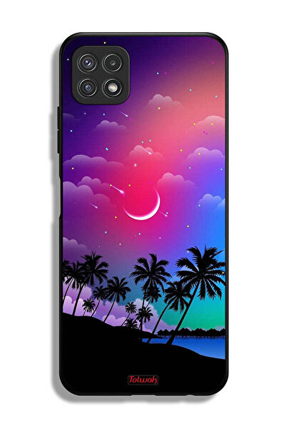 Tolwak Samsung Galaxy A22 5G Protective Case Cover Moon In Night Art