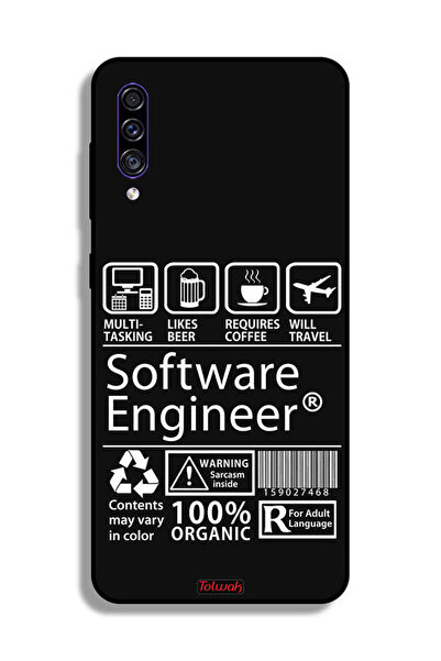 Tolwak غطاء حماية لهاتف Samsung Galaxy A50s، ملصق مهندس برمجيات