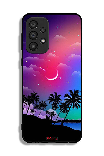 Tolwak Samsung Galaxy A33 5G Protective Case Cover Moon In Night Art