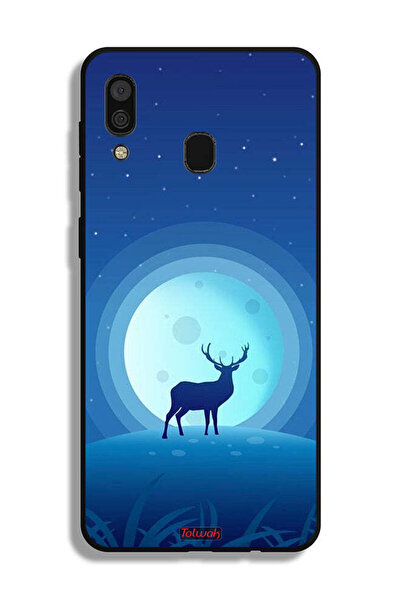 Tolwak غطاء حماية لهاتف سامسونج جالكسي A20 بتصميم غزال