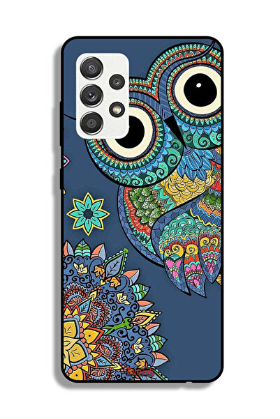 Tolwak Samsung Galaxy M32 5G Protective Case Cover Floral Owl