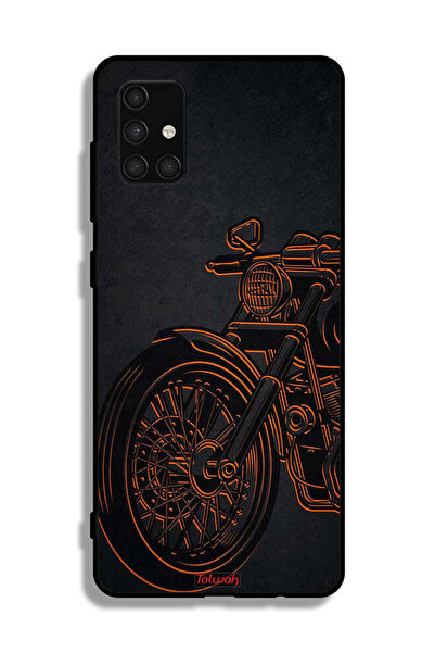 Tolwak غطاء حماية لهاتف Samsung Galaxy A71 4G بتصميم دراجة كلاسيكية