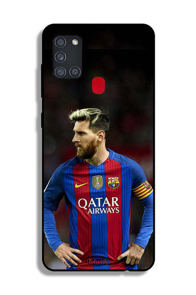 Tolwak غطاء حماية سامسونج جالاكسي A21s Galaxy A21s ميسي برشلونة