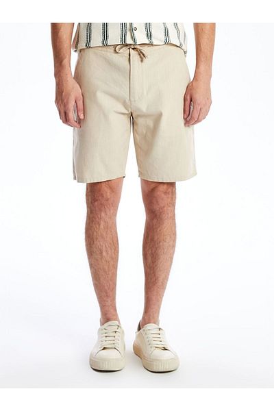 LC Waikiki Beige Slim Fit Men's Shorts